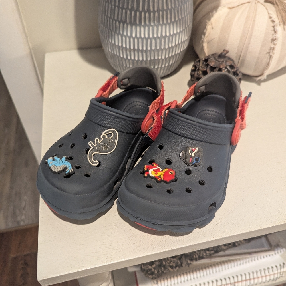Kids Navy Blue Crocs